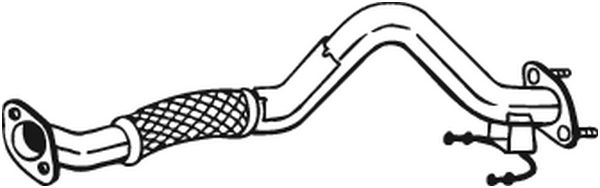 Tubo gas scarico - 750-169 BOSAL