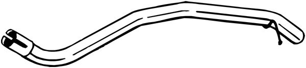 Exhaust Pipe - 800-213 BOSAL