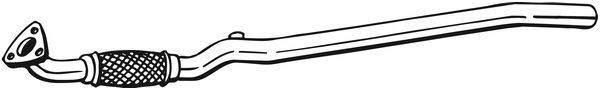 Tubo gas scarico - 800-335 BOSAL