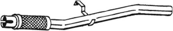 Exhaust Pipe - 740-383 BOSAL