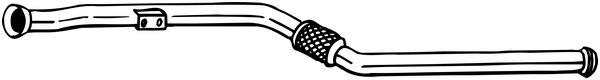 Exhaust Pipe - 850-165 BOSAL