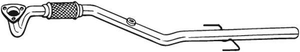 Tubo gas scarico - 878-375 BOSAL