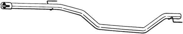 Exhaust Pipe - 915-631 BOSAL