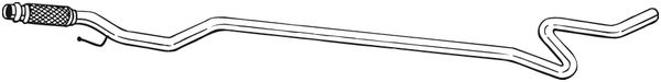 Tubo gas scarico - 950-057 BOSAL
