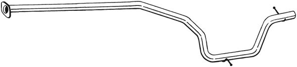 Tubo gas scarico - 950-055 BOSAL
