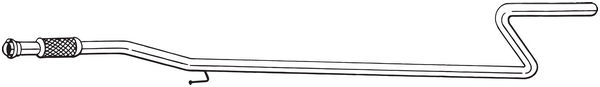 Tubo gas scarico - 950-117 BOSAL