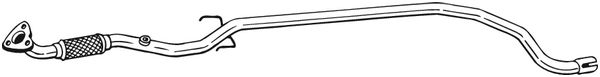Exhaust Pipe - 951-057 BOSAL