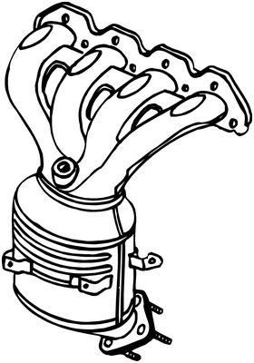 Catalizzatore - 090-184 BOSAL