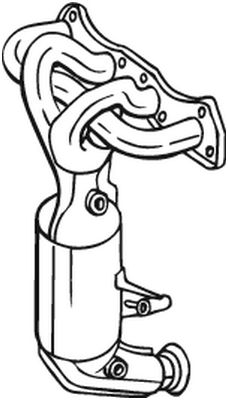 Catalytic Converter - 090-590 BOSAL