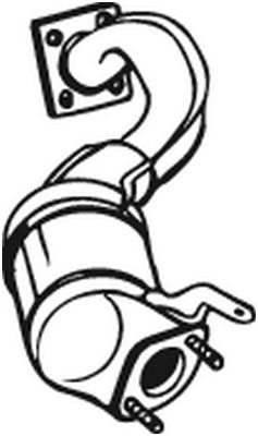 Catalytic Converter - 090-176 BOSAL