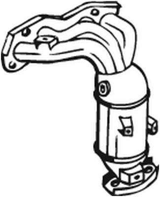 Catalytic Converter - 090-472 BOSAL