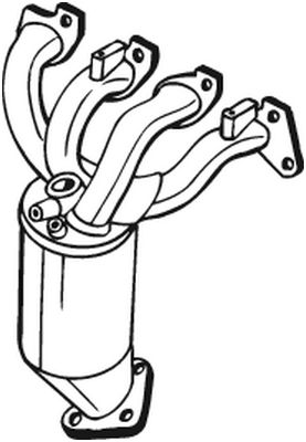 Catalizzatore - 090-157 BOSAL