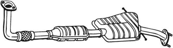 Catalizzatore - 090-436 BOSAL
