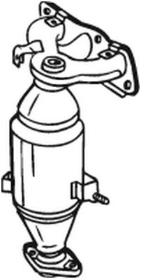 Catalytic Converter - 090-012 BOSAL