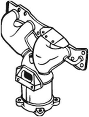 Catalizzatore - 090-835 BOSAL