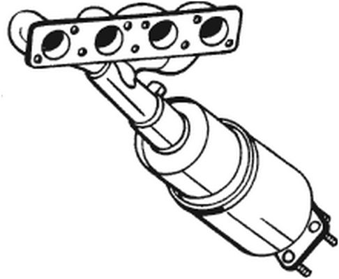 Catalytic Converter - 090-152 BOSAL