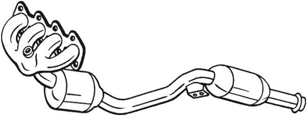 Catalytic Converter - 090-406 BOSAL