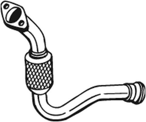 Exhaust Pipe - 713-253 BOSAL