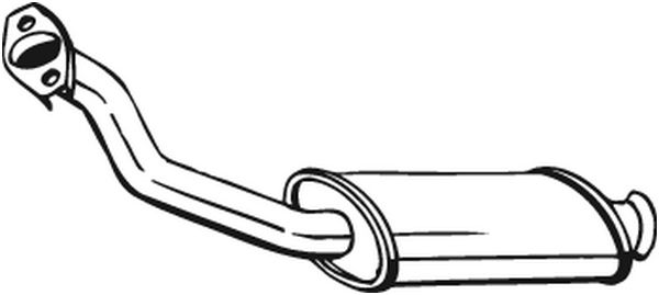 Silenziatore anteriore - 190-171 BOSAL