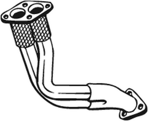 Exhaust Pipe - 753-517 BOSAL