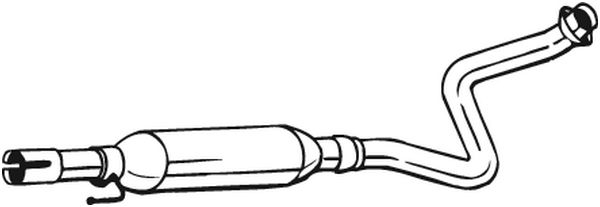 Middle Silencer - 279-177 BOSAL