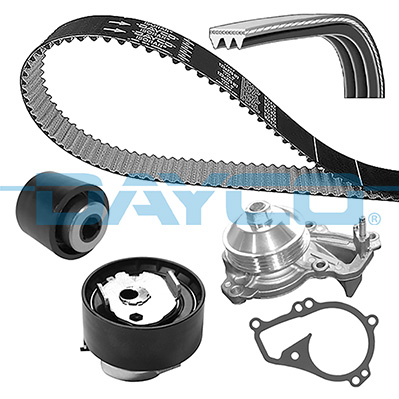 Pompa acqua + Kit cinghie dentate - KBIOWP140 DAYCO