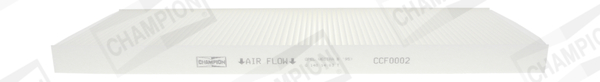 Filtro, Aria abitacolo - CCF0002 CHAMPION
