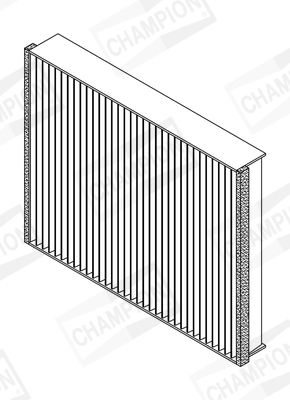 Filter, interior air - CCF0472C CHAMPION