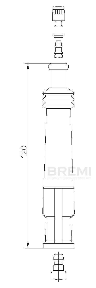 Plug, spark plug - 13226/5 BREMI