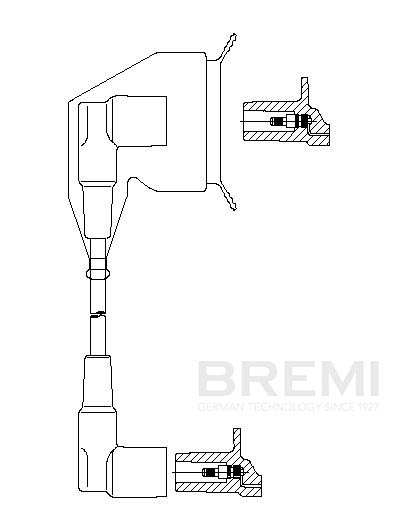 Провод зажигания - 132/55 BREMI