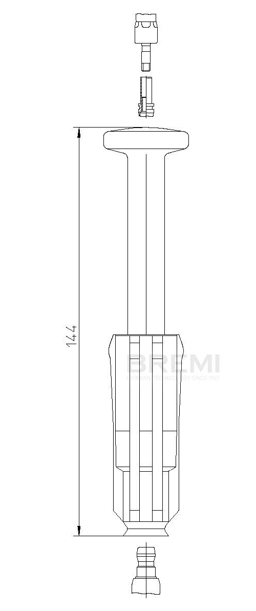 Stecker, Zündkerze - 13303/2 BREMI