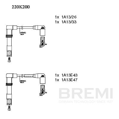 Ignition Cable Kit - 220K200 BREMI