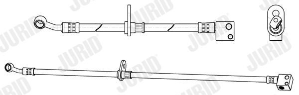 Brake Pad Set, disc brake - 571873J JURID