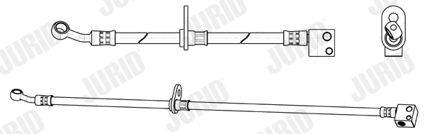 Brake Pad Set, disc brake - 571876J JURID