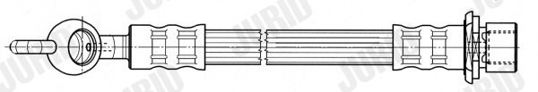 Комплект тормозных колодок, дисковый тормоз - 571906J JURID