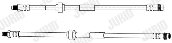 Brake Pad Set, disc brake - 571918J JURID