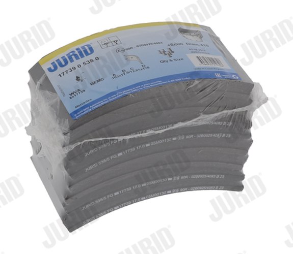 Brake Pad Set, disc brake - 571998J JURID