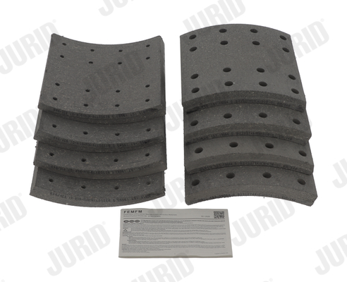 Brake Pad Set, disc brake - 572522JC JURID