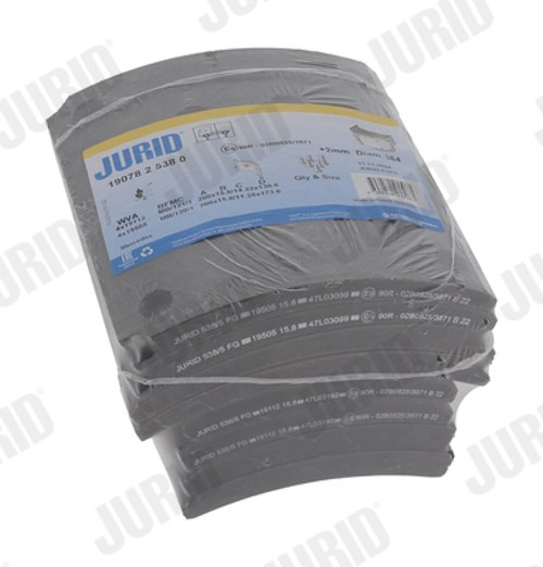 Brake Pad Set, disc brake - 572577J JURID