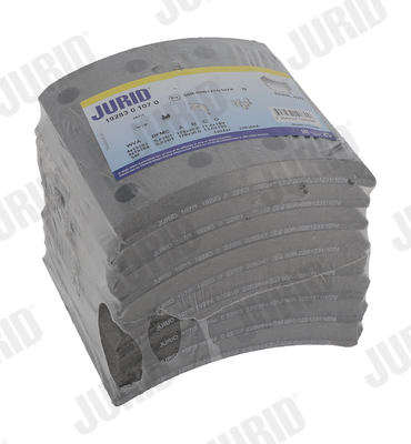 Комплект тормозных колодок, дисковый тормоз - 573075J JURID