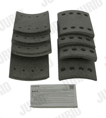 Brake Pad Set, disc brake - 573206J JURID
