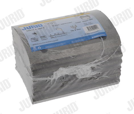 Комплект тормозных колодок, дисковый тормоз - 573218J JURID