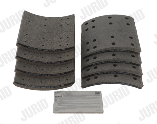 Комплект тормозных колодок, дисковый тормоз - 573248JC JURID