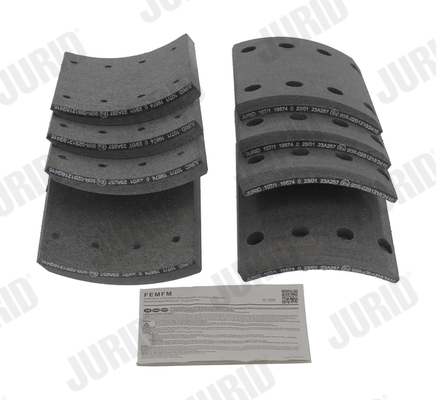 Brake Pad Set, disc brake - 573257J JURID