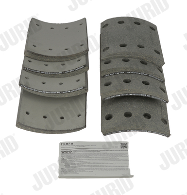 Комплект тормозных колодок, дисковый тормоз - 573265JC JURID
