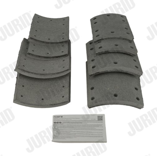 Brake Pad Set, disc brake - 573286JC JURID