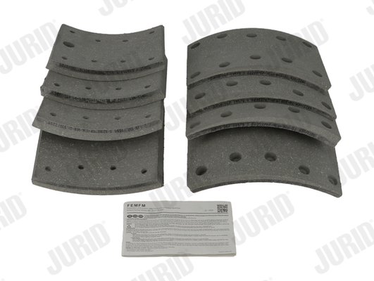 Комплект тормозных колодок, дисковый тормоз - 573305J JURID