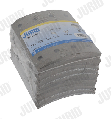 Комплект тормозных колодок, дисковый тормоз - 573338J JURID