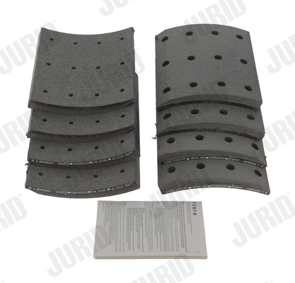 Комплект тормозных колодок, дисковый тормоз - 573344J JURID