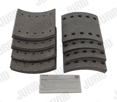 Комплект тормозных колодок, дисковый тормоз - 573450J JURID